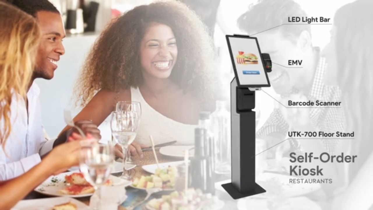Advantech UTK-7000 Series Self-Service Kiosks – Conveniently applied and installed in any location